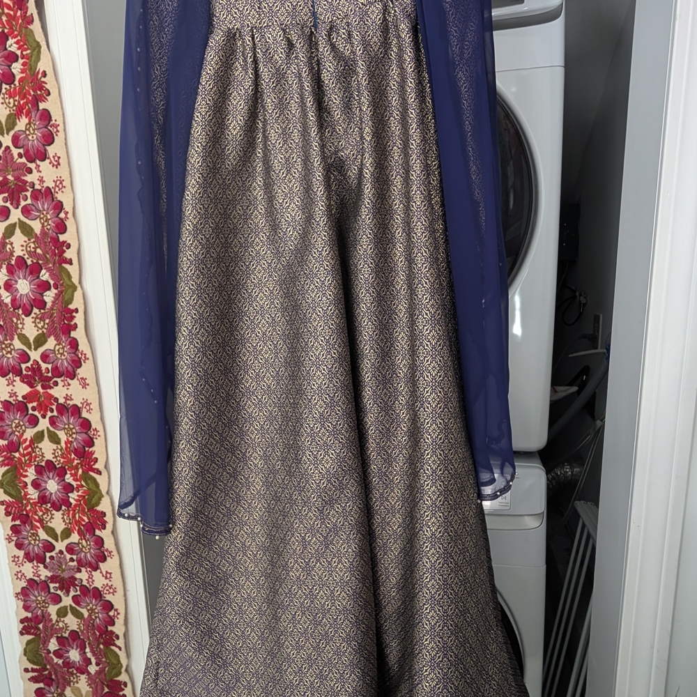 Royal Medieval Renaissance Gown, Velvet Cape, Gloves & Satchel, PRICE FIRM - Picture 8 of 16
